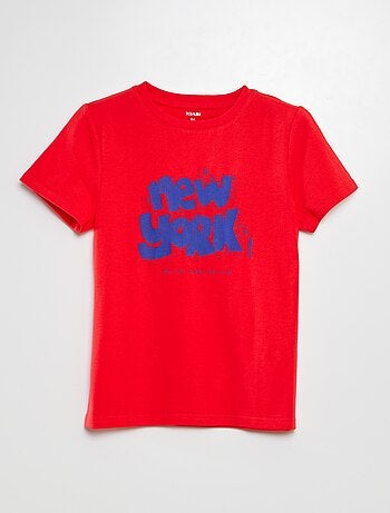 Camiseta estampada de manga corta