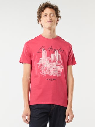 Camiseta estampada de manga corta