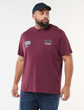 Camiseta estampada de manga corta