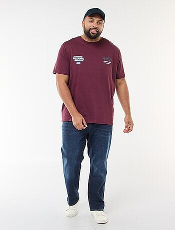 Camiseta estampada de manga corta