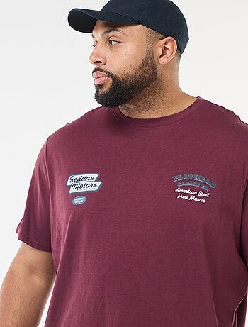 Camiseta estampada de manga corta