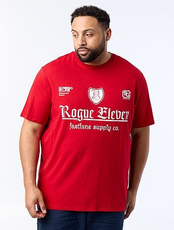 Camiseta estampada de manga corta