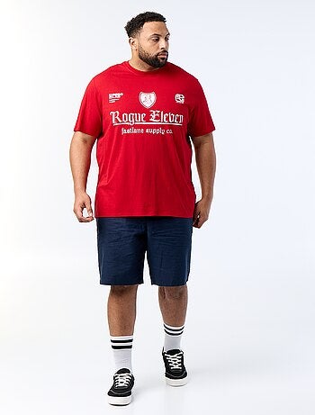 Camiseta estampada de manga corta