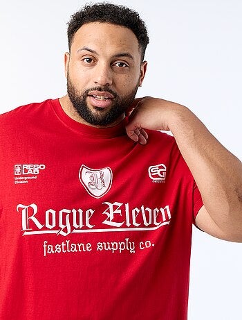Camiseta estampada de manga corta