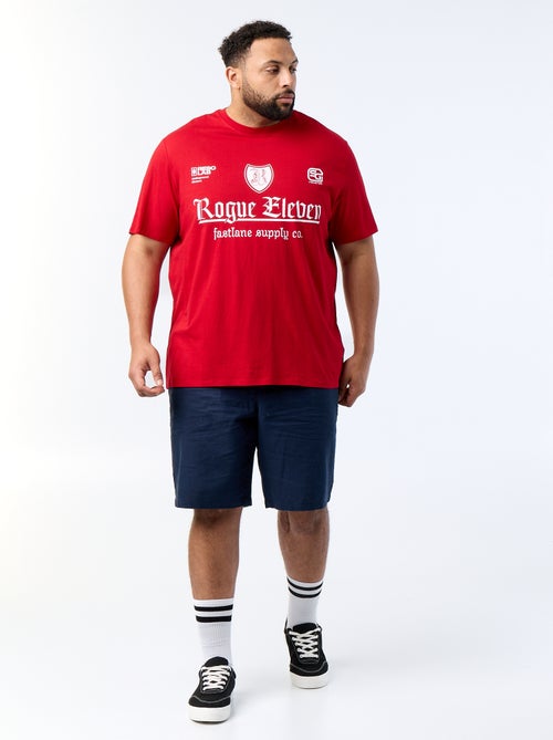 Camiseta estampada de manga corta - Kiabi Camiseta estampada de manga corta - Kiabi
