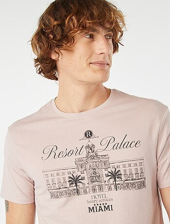 Camiseta estampada de manga corta