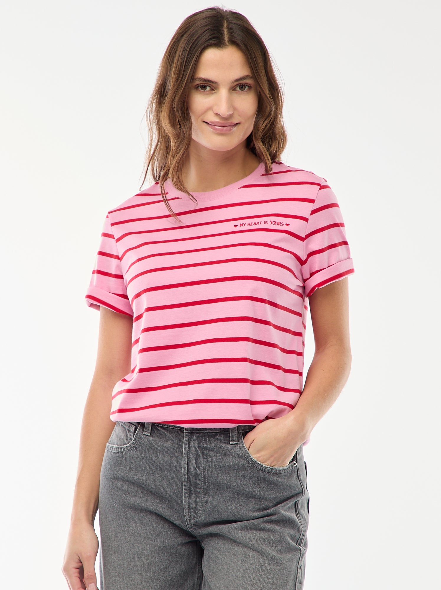 Camiseta estampada de manga corta