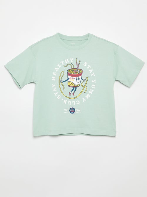 Camiseta estampada de manga corta - Kiabi