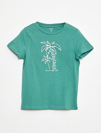 Camiseta estampada de manga corta