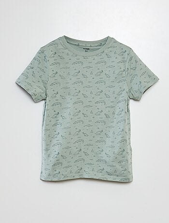 Camiseta estampada de manga corta