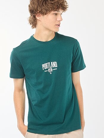 Camiseta estampada de manga corta