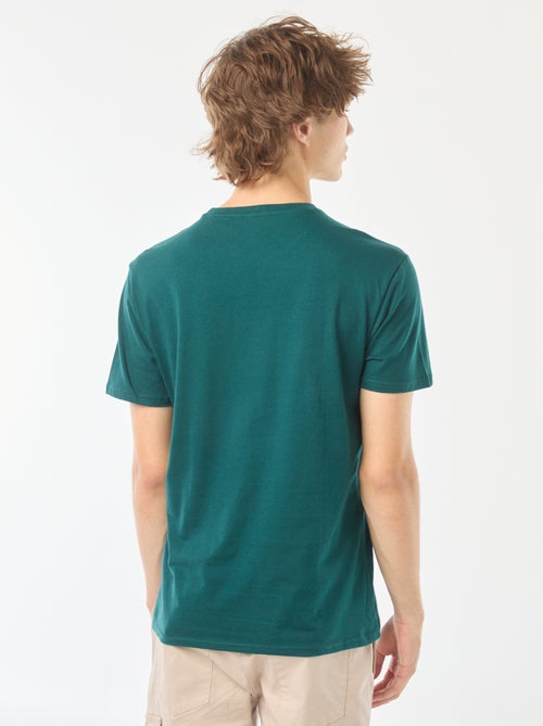 Camiseta estampada de manga corta - Kiabi