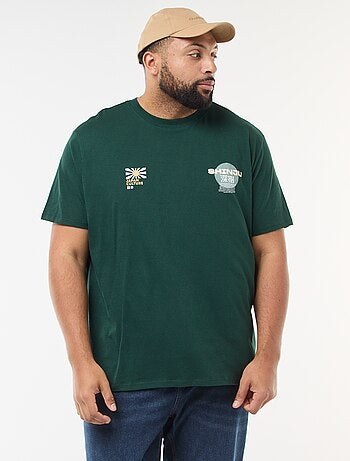 Camiseta estampada de manga corta