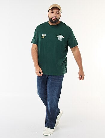 Camiseta estampada de manga corta