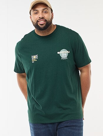 Camiseta estampada de manga corta