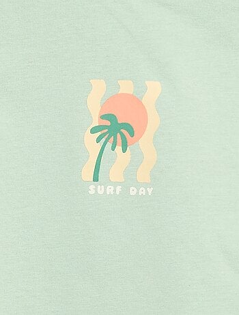 Camiseta estampada de manga corta