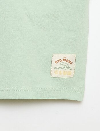 Camiseta estampada de manga corta