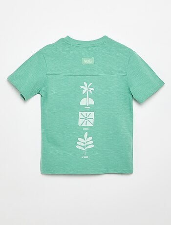Camiseta estampada de manga corta