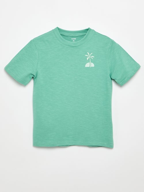 Camiseta estampada de manga corta - Kiabi