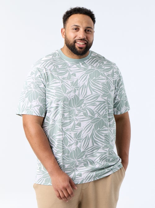 Camiseta estampada de manga corta - Kiabi