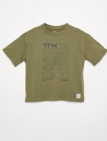 Camiseta estampada de manga corta