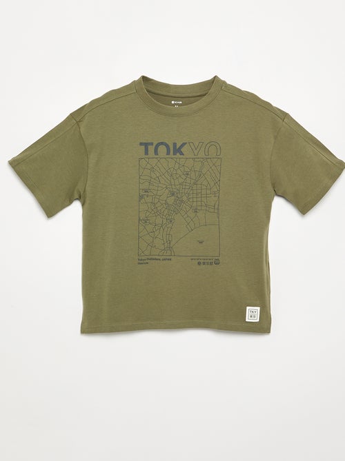 Camiseta estampada de manga corta - Kiabi Camiseta estampada de manga corta - Kiabi
