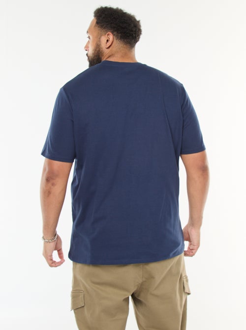 Camiseta estampada de manga corta y cuello redondo - Kiabi