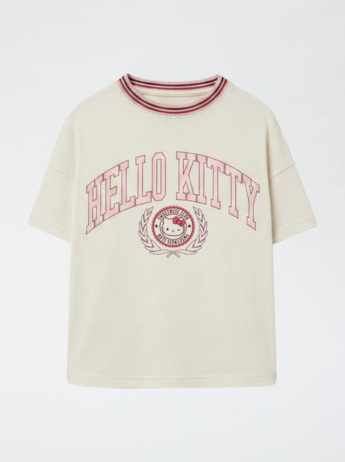 Camiseta estampada de manga corta y cuello redondo - Kiabi Camiseta estampada de manga corta y cuello redondo - Kiabi