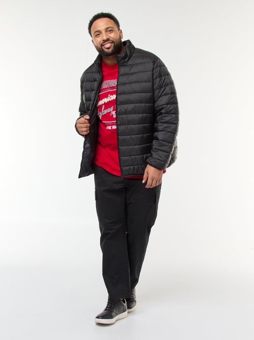 Camiseta estampada de manga corta y cuello redondo - Kiabi