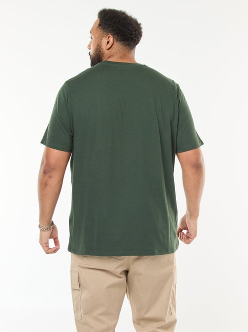 Camiseta estampada de manga corta y cuello redondo - Kiabi