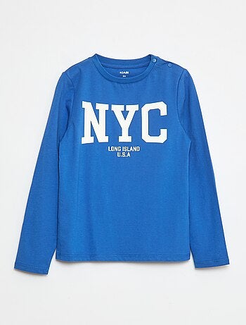 Camiseta estampada de manga larga - colección fácil de poner