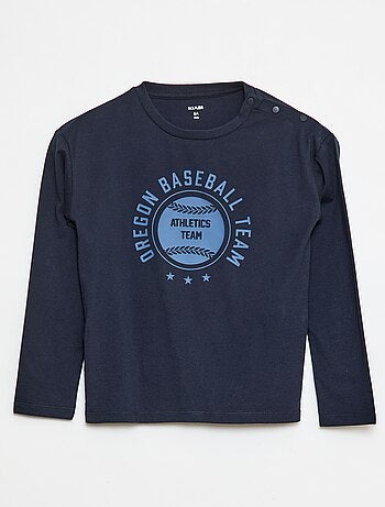 Camiseta estampada de manga larga - colección fácil de poner