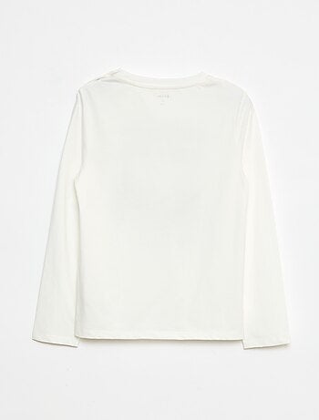 Camiseta estampada de manga larga - colección fácil de poner