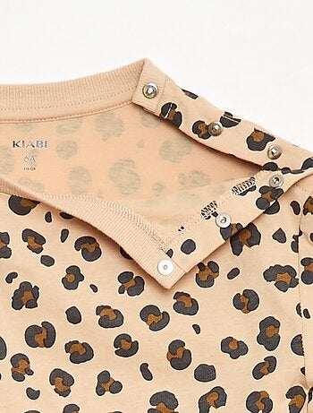 Camiseta estampada de manga larga - colección fácil de poner