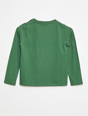 Camiseta estampada de manga larga - colección fácil de poner