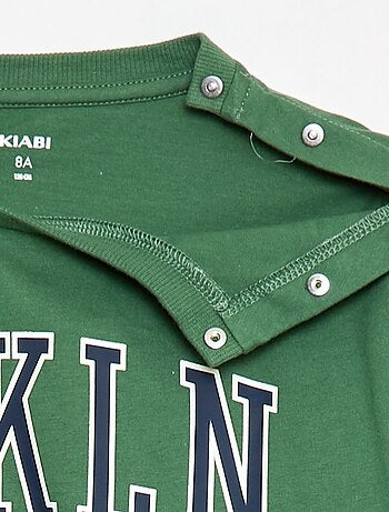 Camiseta estampada de manga larga - colección fácil de poner