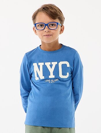 Camiseta estampada de manga larga - Fácil de Poner