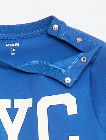 Camiseta estampada de manga larga - Fácil de Poner