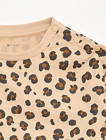 Camiseta estampada de manga larga - Fácil de Poner