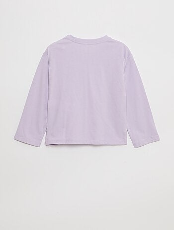 Camiseta estampada de manga larga - Fácil de Poner