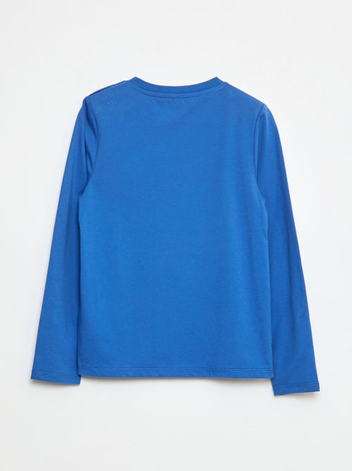 Camiseta estampada de manga larga - So Easy - Kiabi