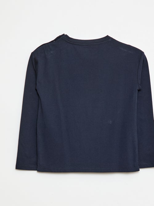 Camiseta estampada de manga larga - So Easy - Kiabi