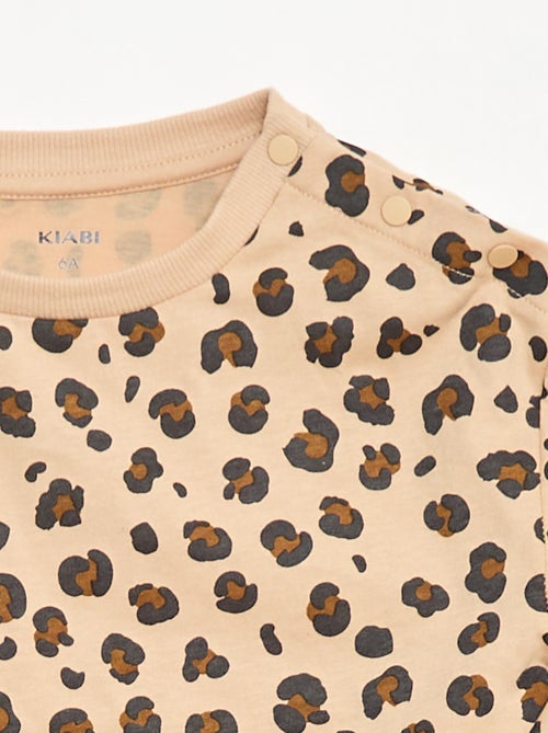 Camiseta estampada de manga larga - So Easy - Kiabi