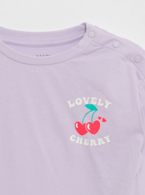 Camiseta estampada de manga larga - So Easy - Kiabi