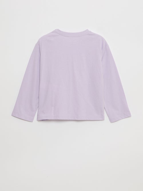 Camiseta estampada de manga larga - So Easy - Kiabi