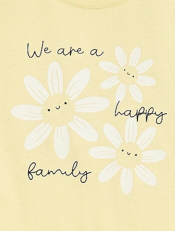 Camiseta estampada de manga larga