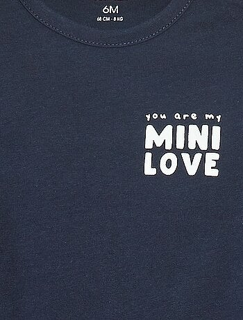 Camiseta estampada de manga larga