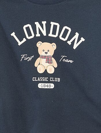 Camiseta estampada de manga larga