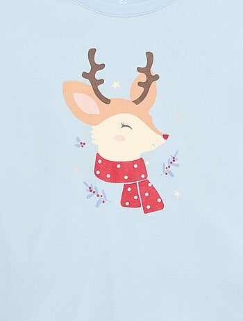 Camiseta estampada de manga larga