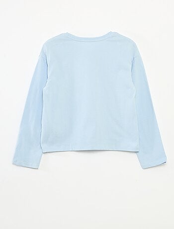 Camiseta estampada de manga larga